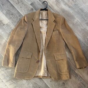 Vintage Sears Roebuck The Corduroy Collection Men’s Sport Coat Blazer Tan